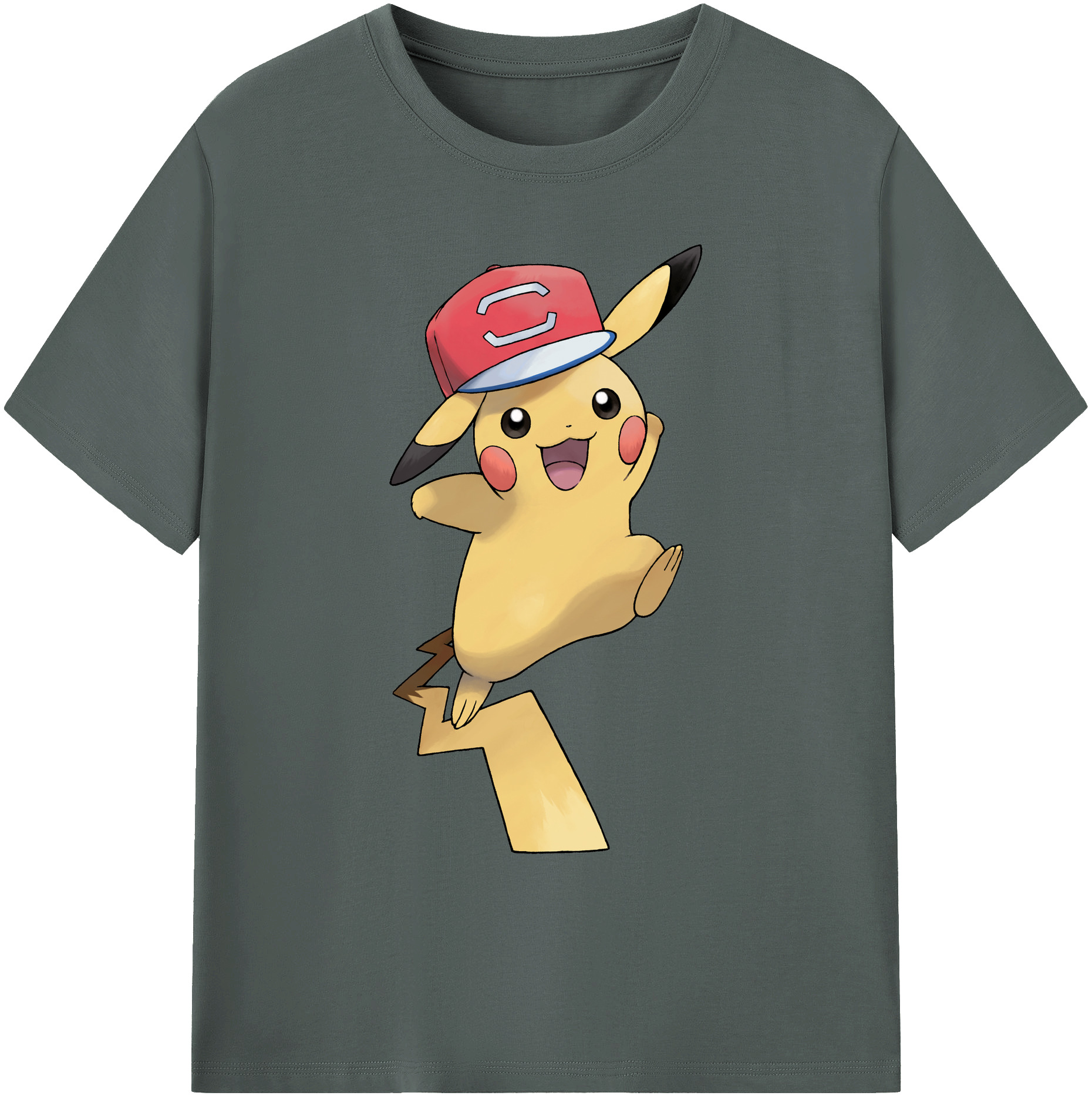 （画像用） ポケットモンスター Pokémon 綿100％ メンズ半袖Tシャツ｜肌触りやわらか＆通気性